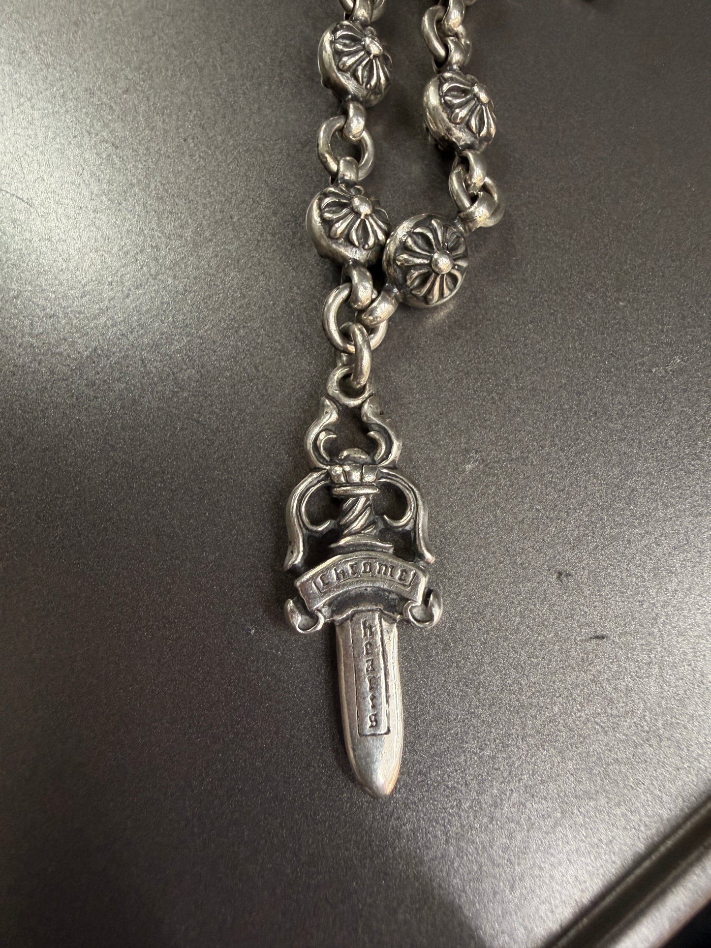 Chrome Hearts Dagger Plus Ball Wallet Chain