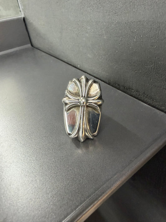 Chrome Hearts Long PJ Coffin Cross Ring