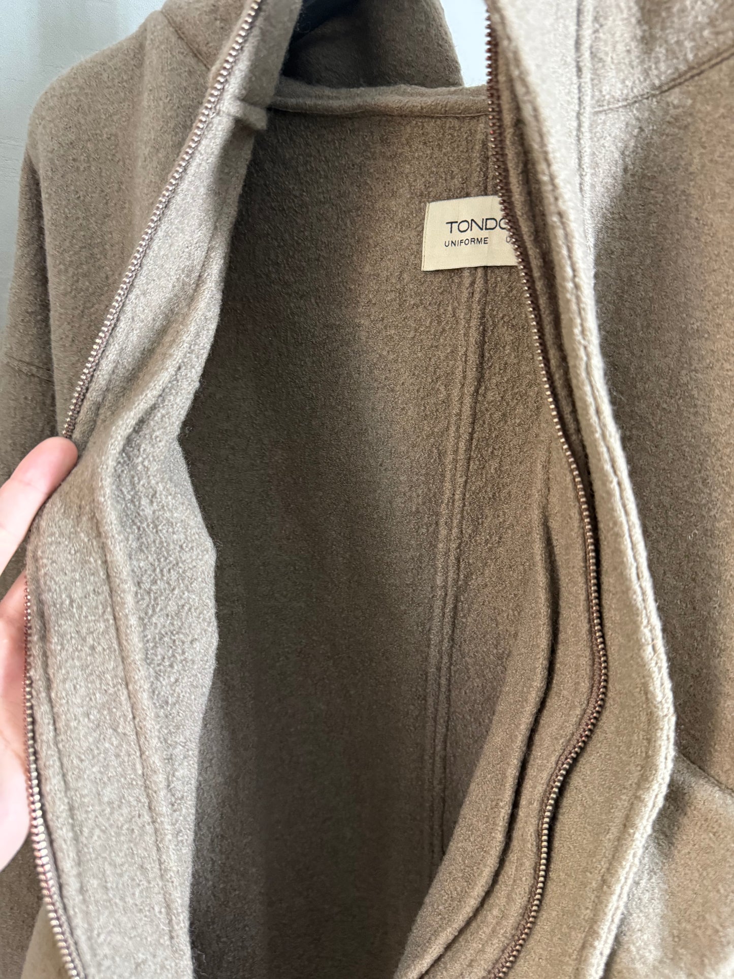 TONDOLO HOODED FLEECE JACKET