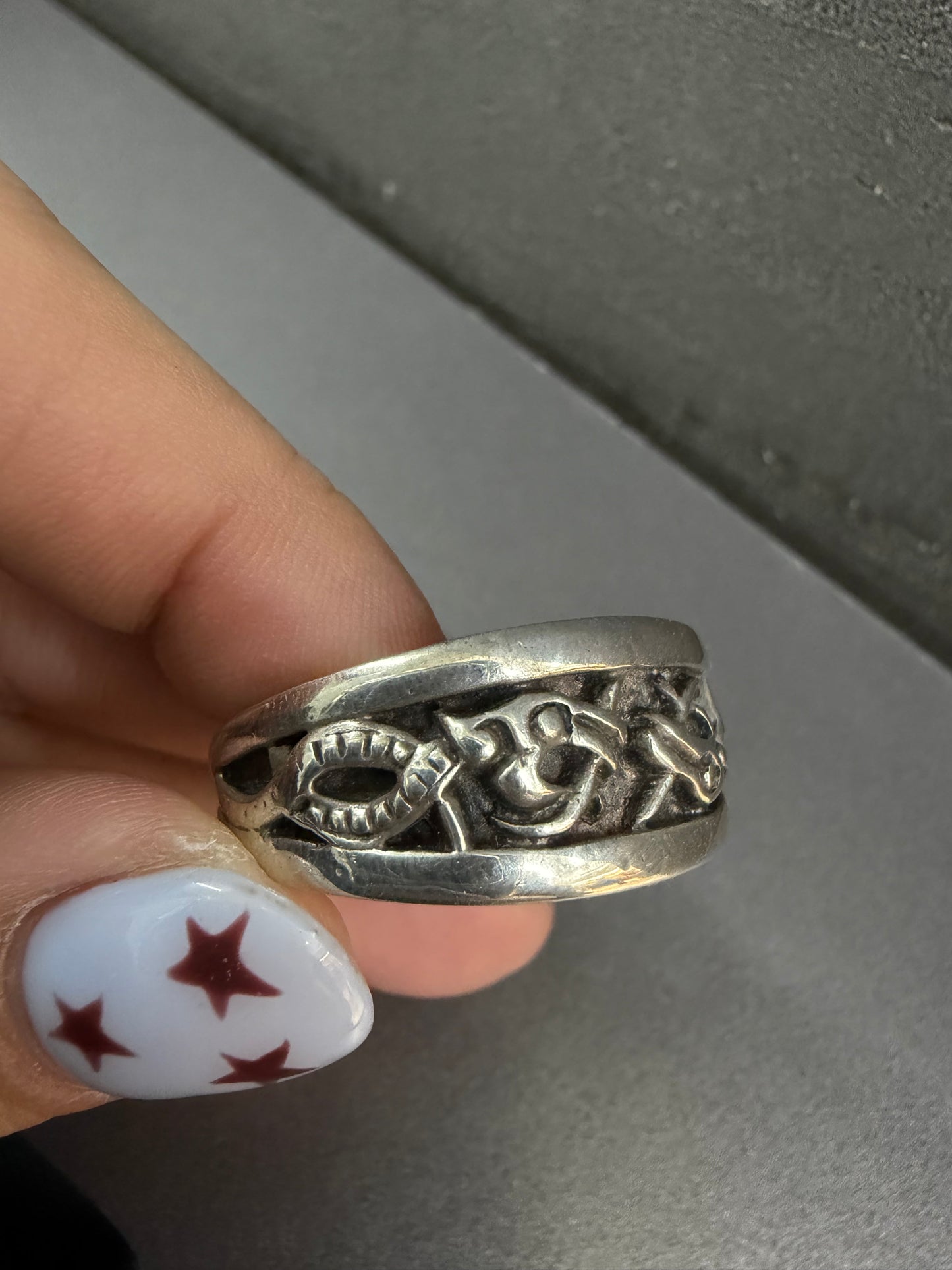 Chrome Hearts V Band Ring