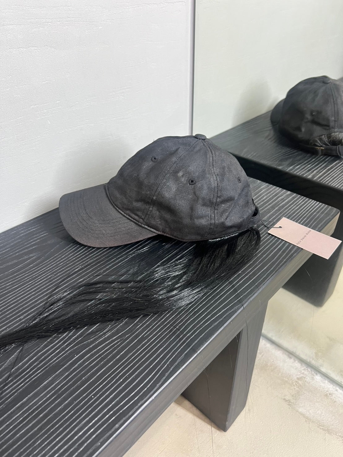 P.L.N. Black Hair Cap