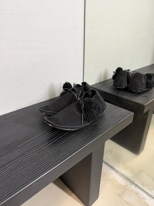 Midorikawa Moccasin Chukka Boots Black