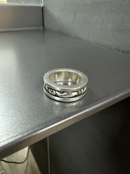Chrome Hearts Spinner Scroll Ring
