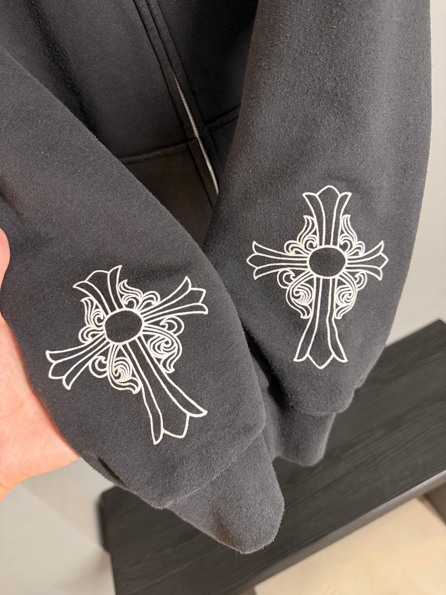 Chrome Hearts Soap & Water Zip-Up Hoodie