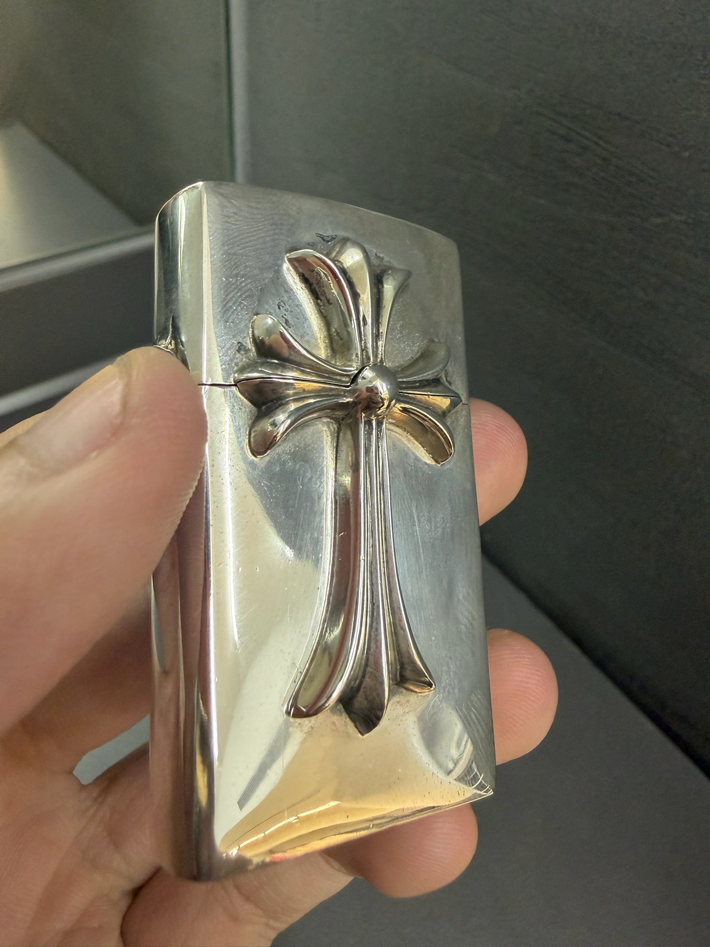 Chrome Hearts Cross Zippo Lighter (Narrow)