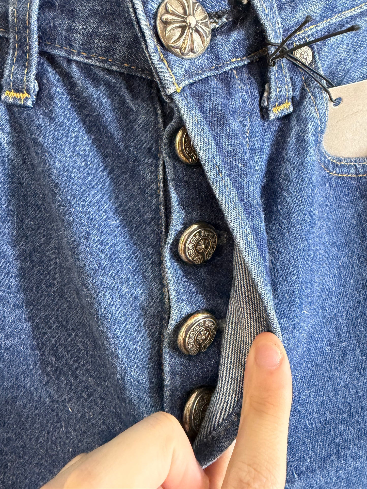 Chrome Hearts Levi’s Leather Patch 501 Jeans