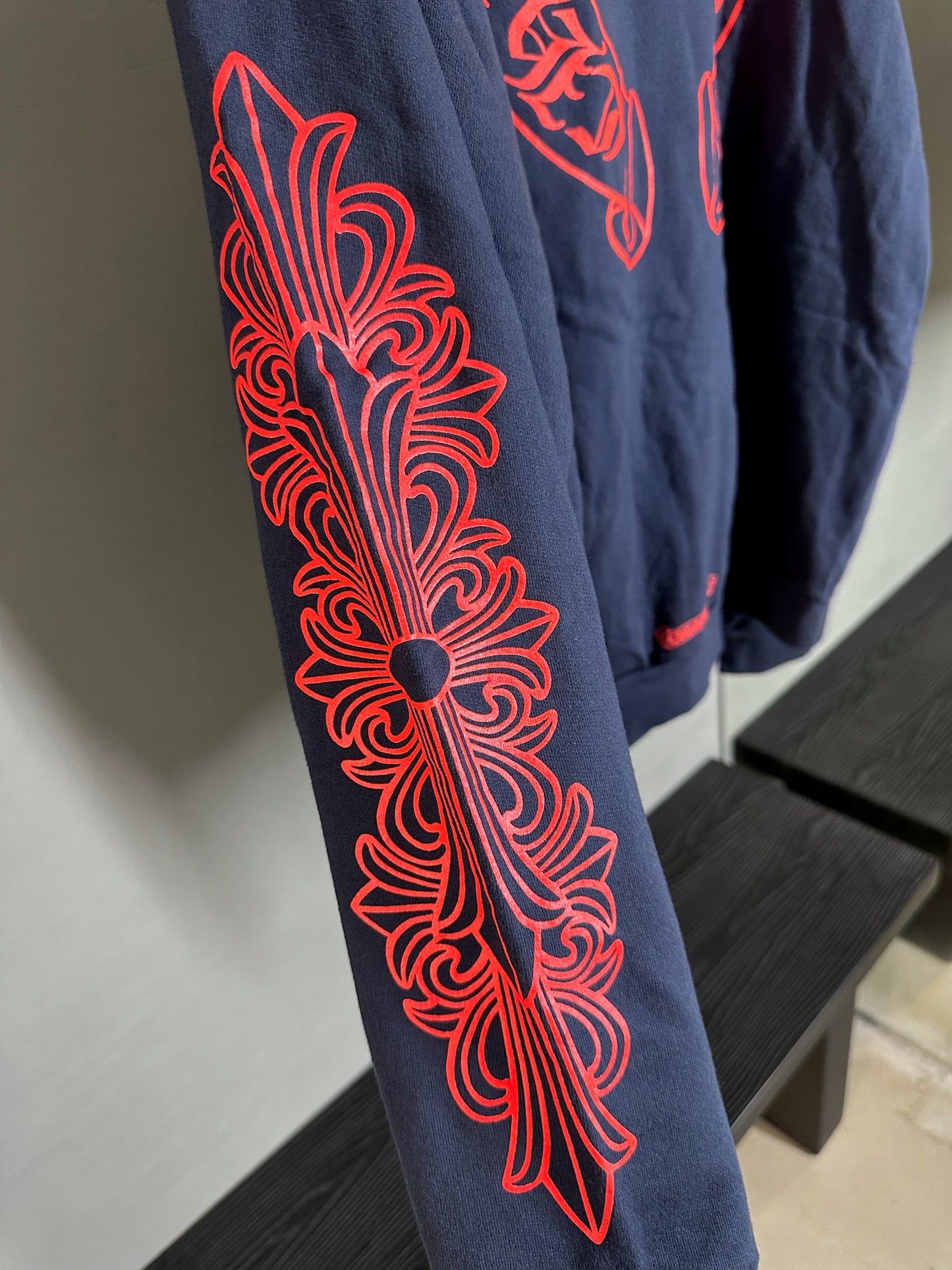 Chrome Hearts Horseshoe Floral Hoodie