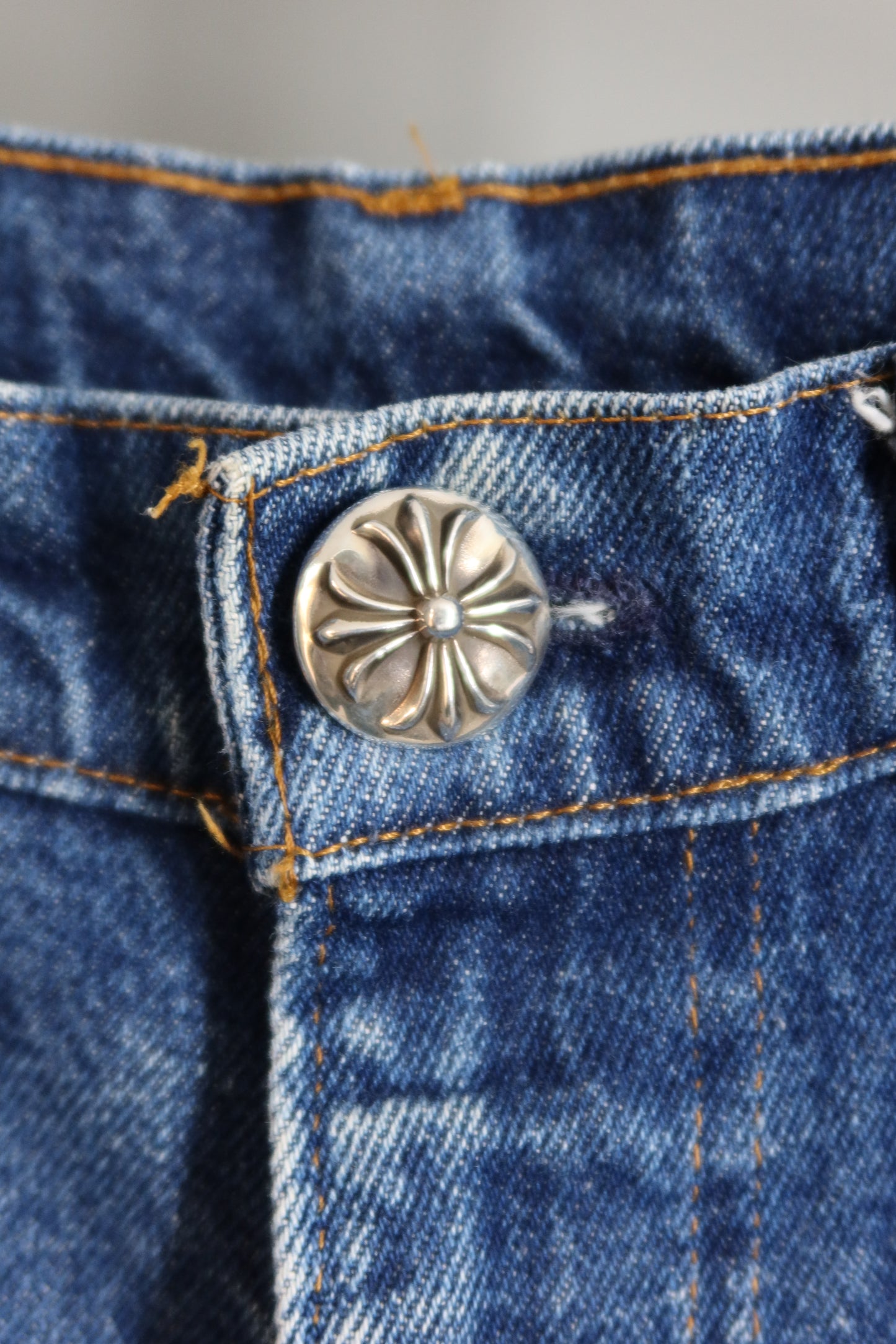 Chrome Hearts St. Barth Exclusive Cross Patch 517 Jeans