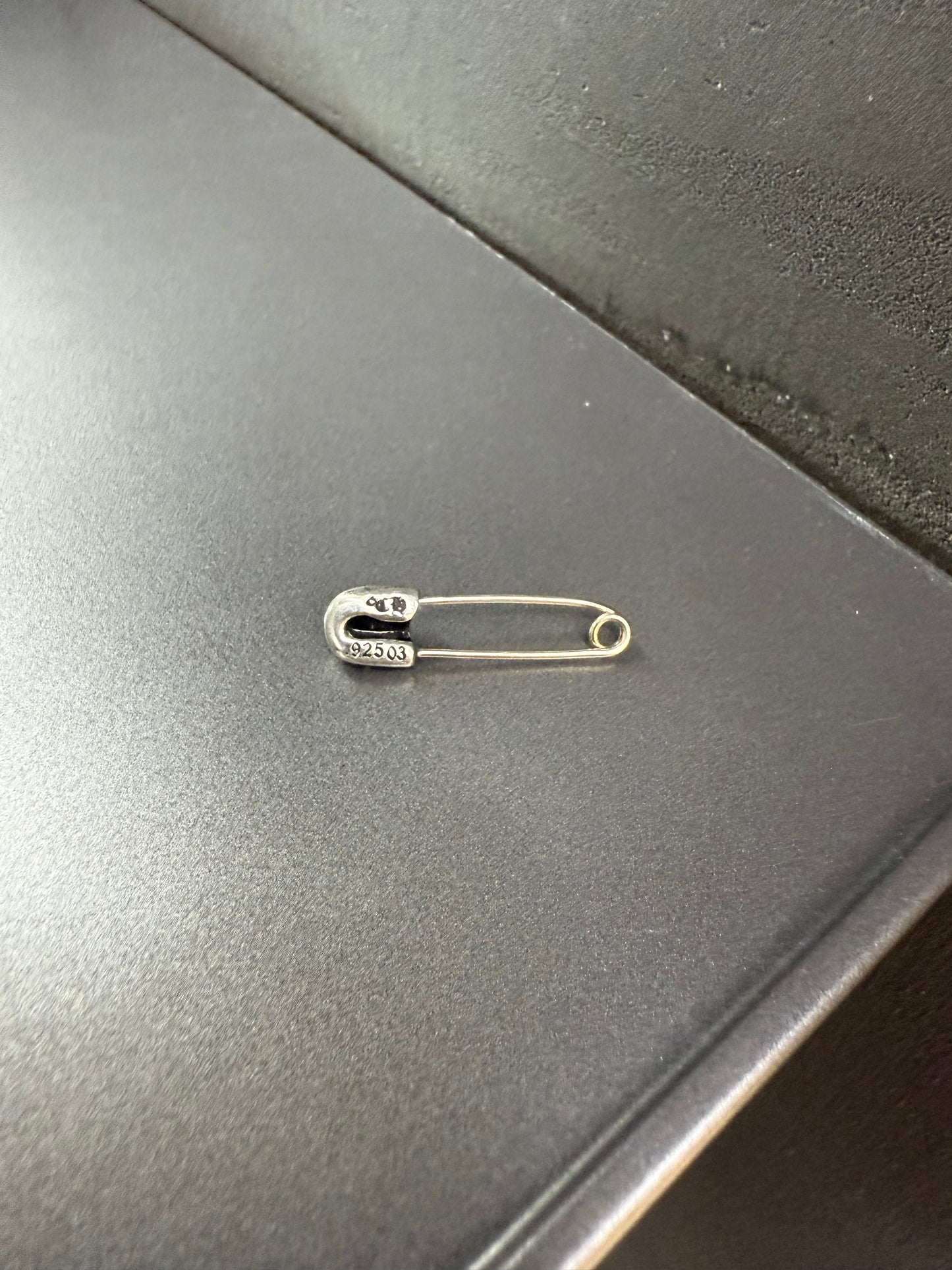 Chrome Hearts cross safety pin
