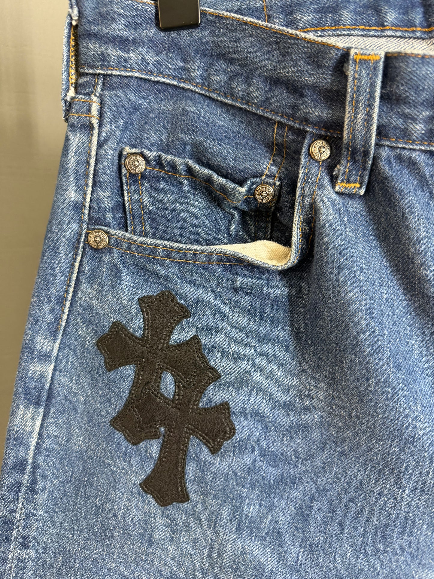 Chrome Hearts Levi’s Leather Patch 501 Jeans