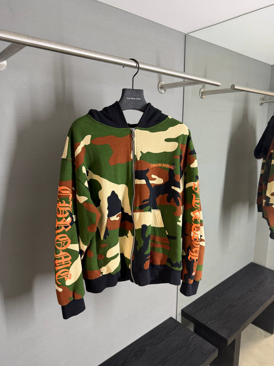 Chrome Hearts Matty Boy ‘Caution’ Thermal Zip-Up