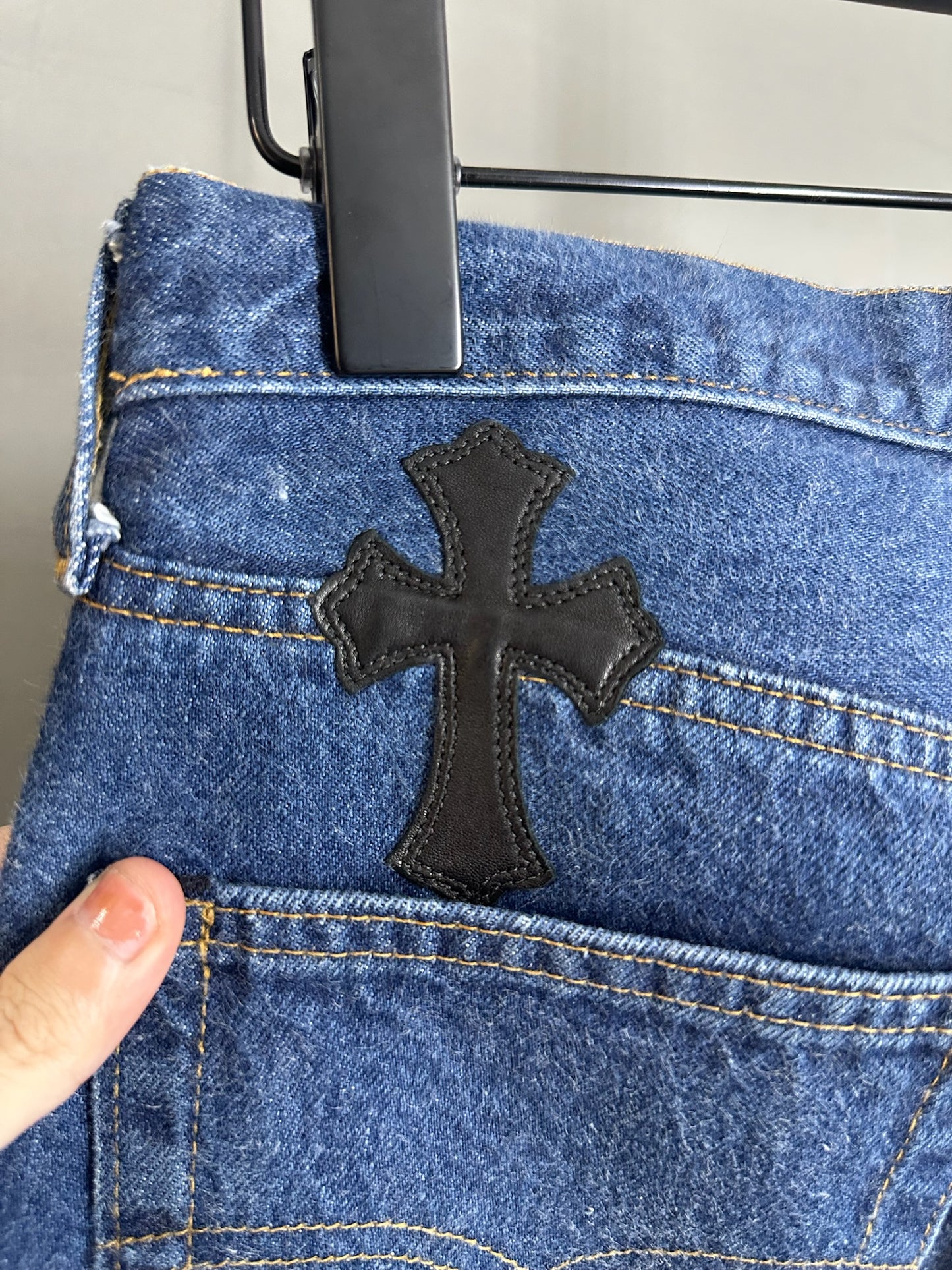 Chrome Hearts x Levi’s Cross Patch Jeans