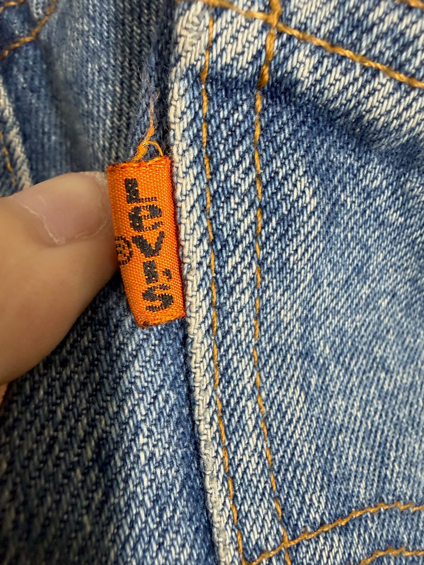 Chrome Hearts Levi’s 505 Cross Patch Jeans