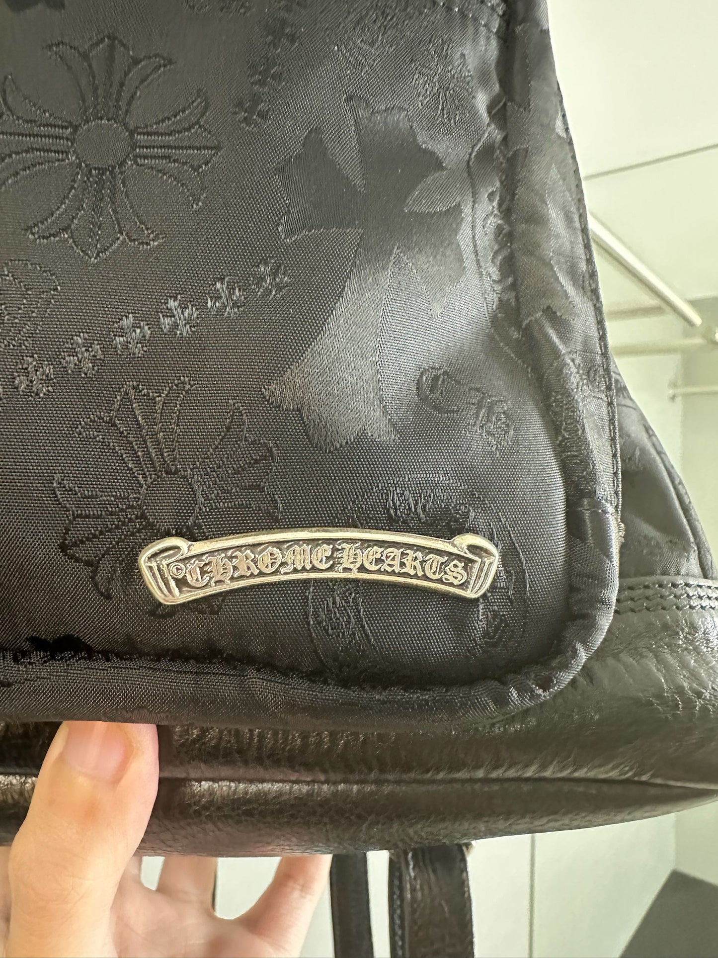 Chrome Hearts Nylon Stencil Monogram Seventh Grade Backpack