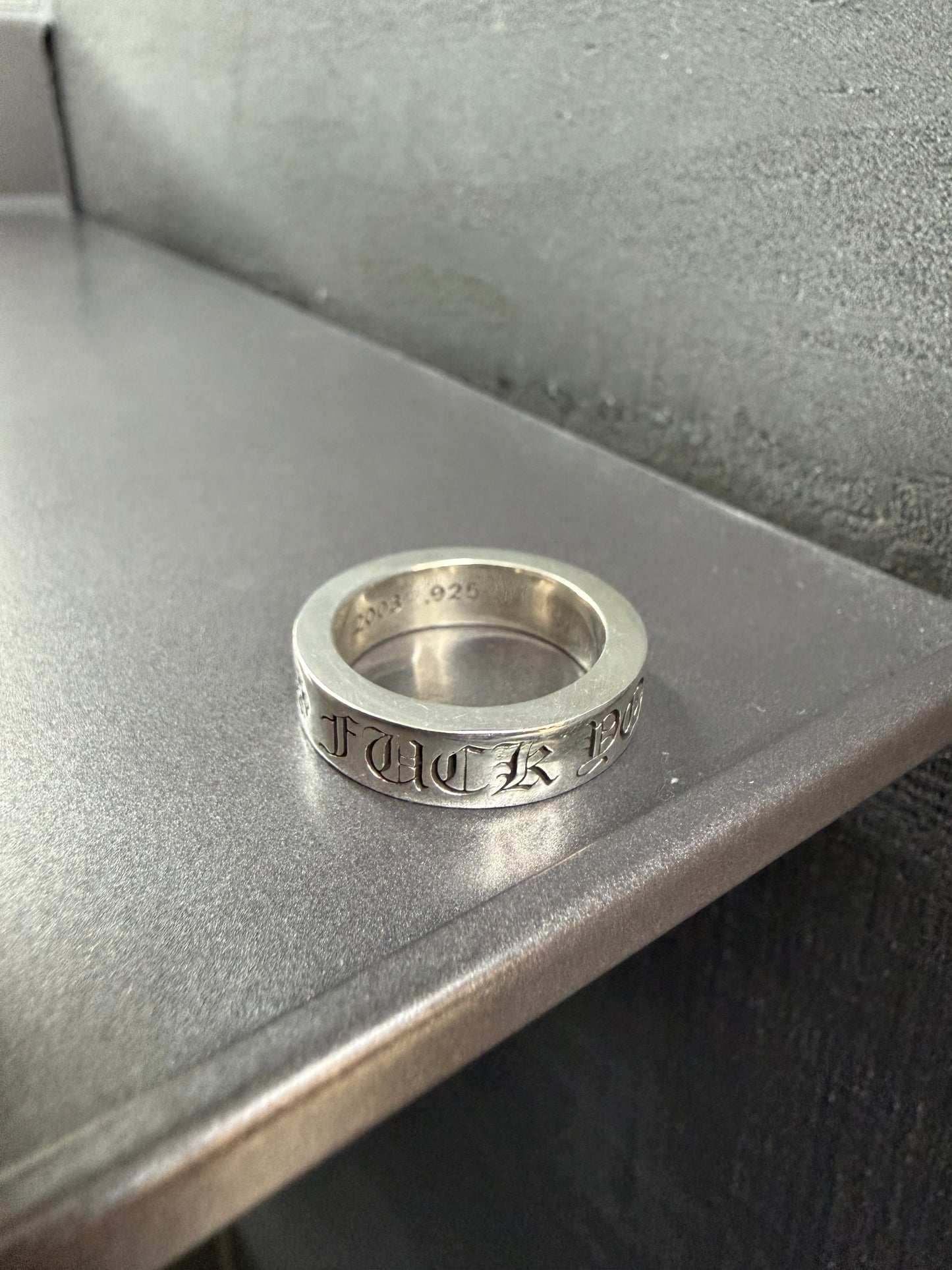 Chrome Hearts ‘Fuck You’ Spacer Ring
