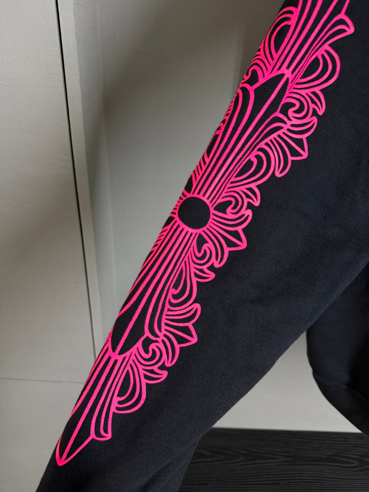Chrome Hearts Pink Horseshoe Zip-up