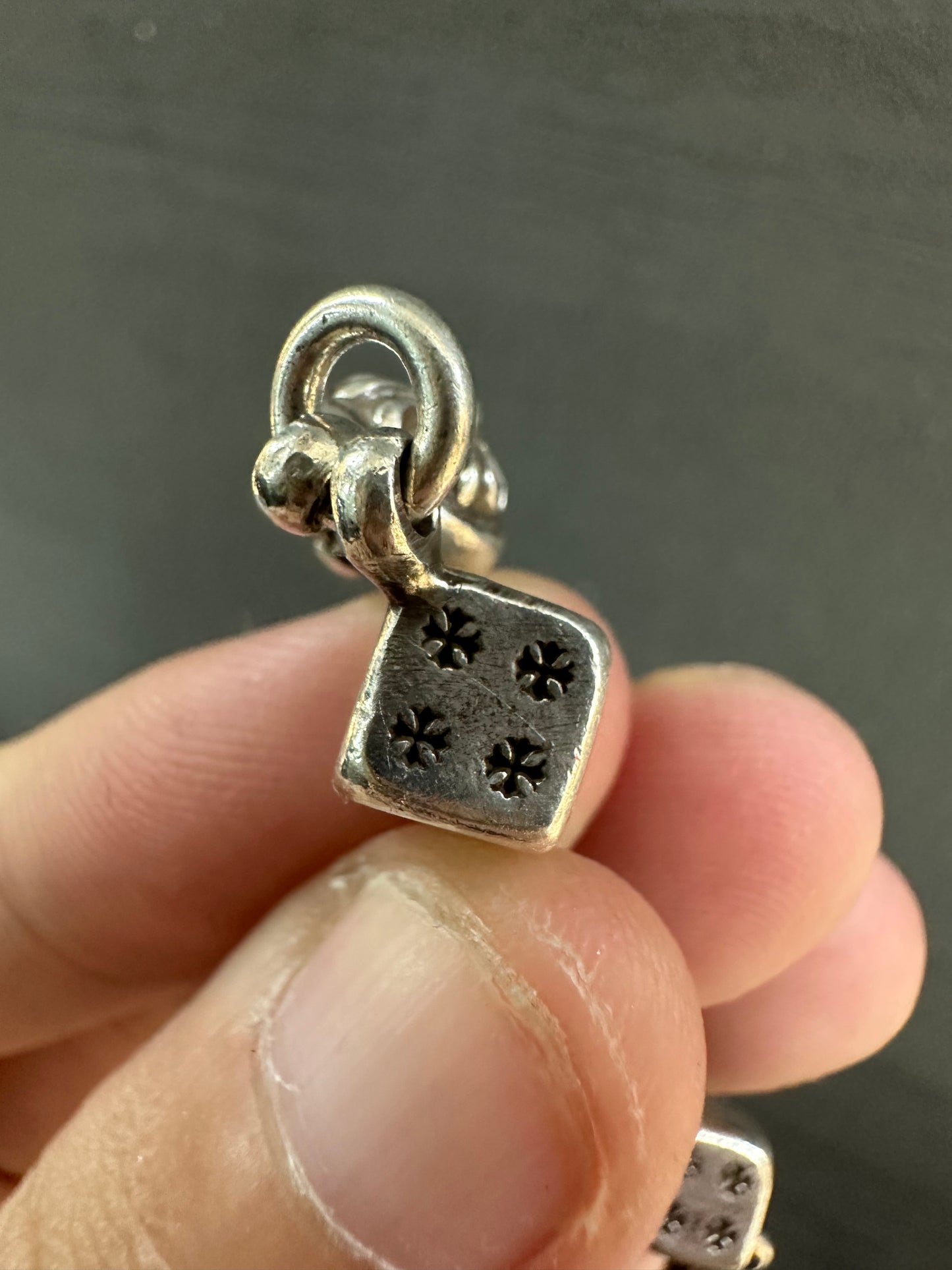 Chrome Hearts Dice Bracelet 10 Link