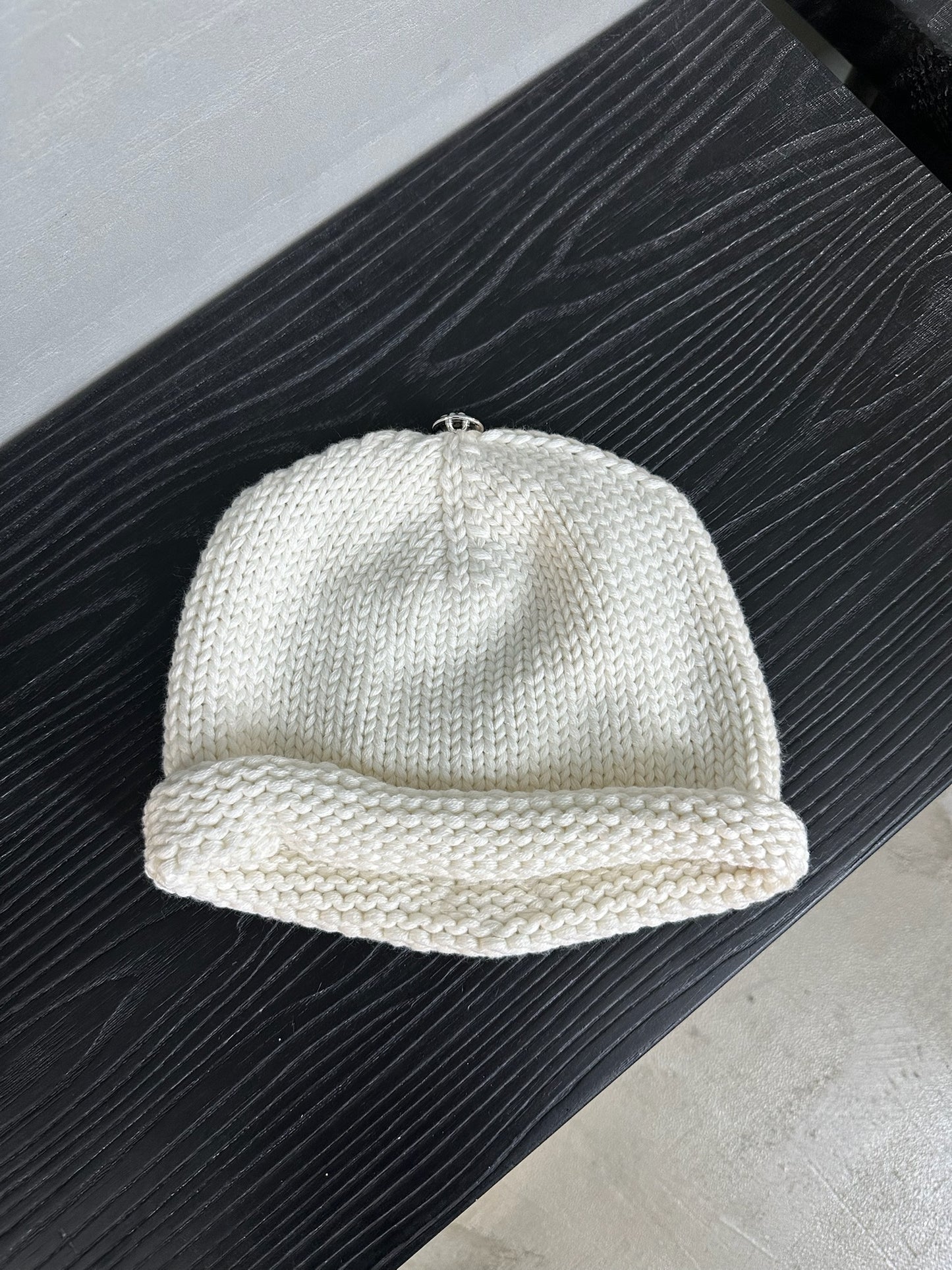 Chrome Hearts Cashmere Beaded Cross Beanie