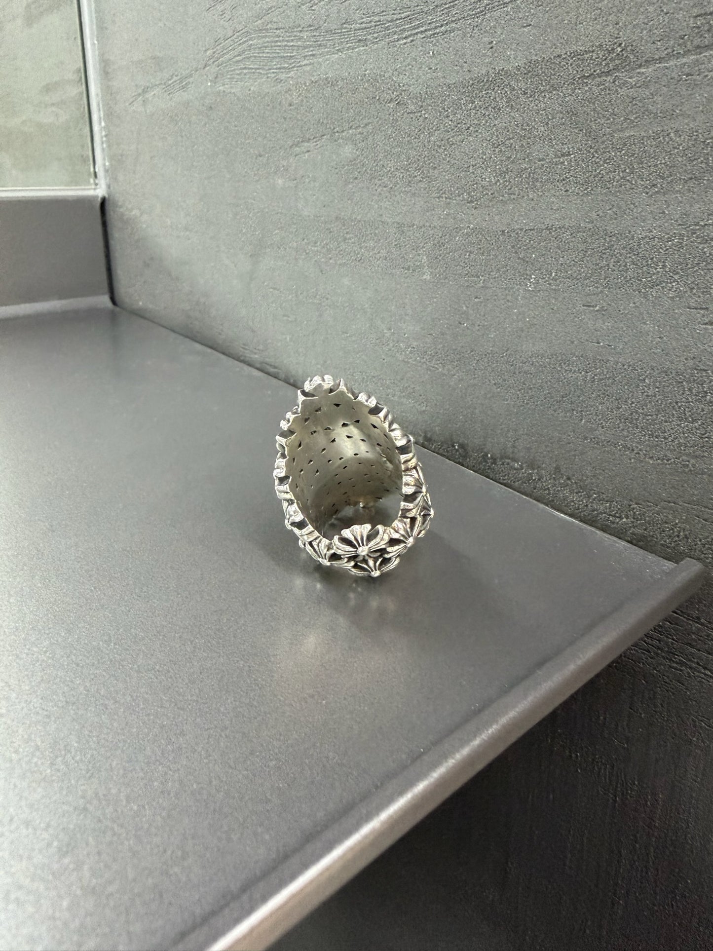 Chrome Hearts Chainmail Cross Ring