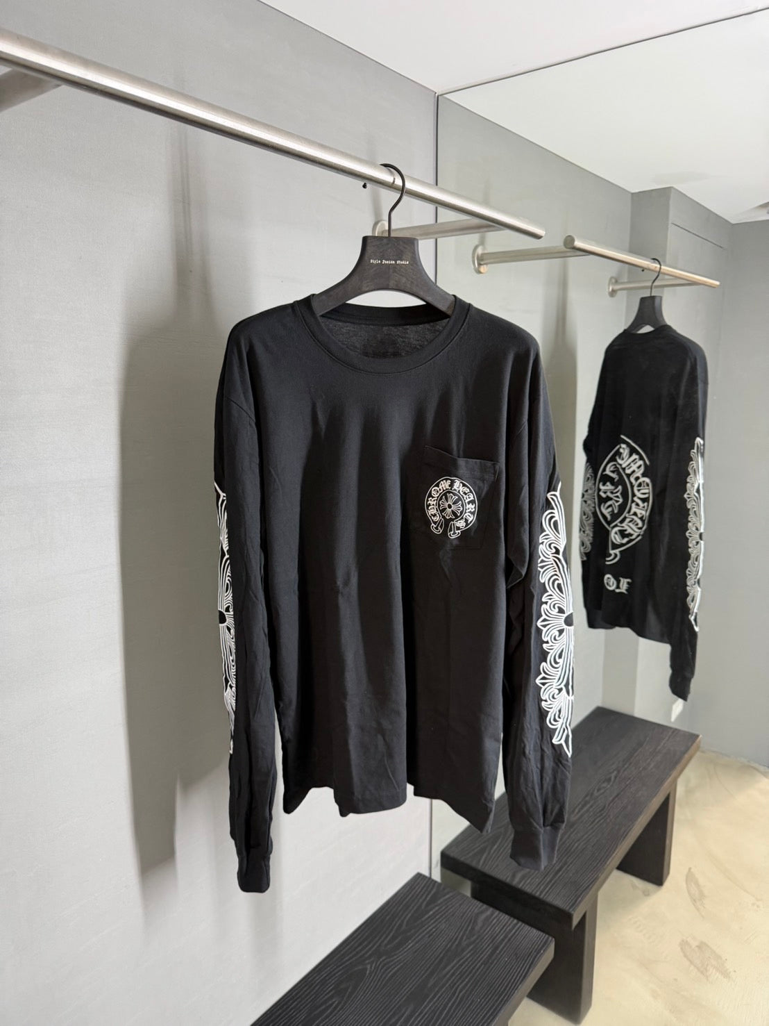 Chrome Hearts ‘London’ Horseshoe Floral Long Sleeve