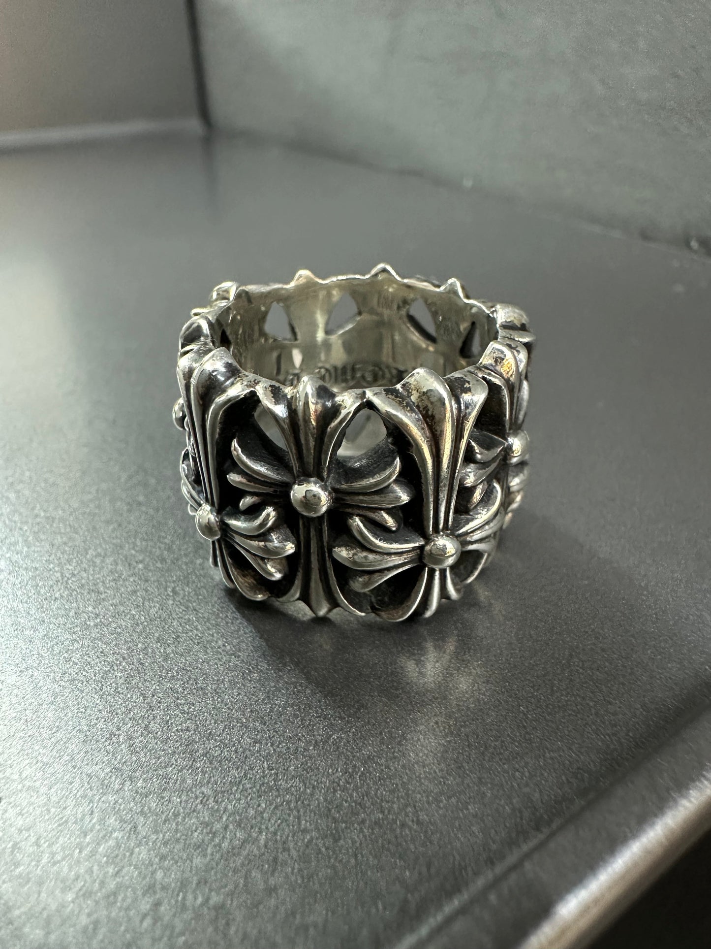 Chrome Hearts Cemetery Cross Ring