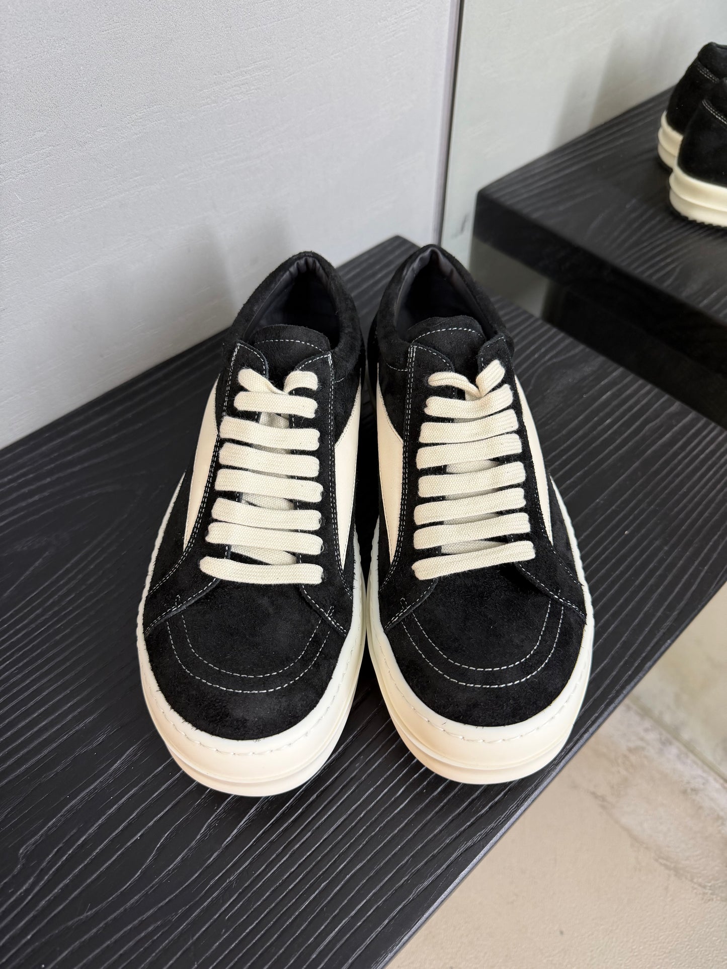 Rick Owens Suede Vintage Sneaks