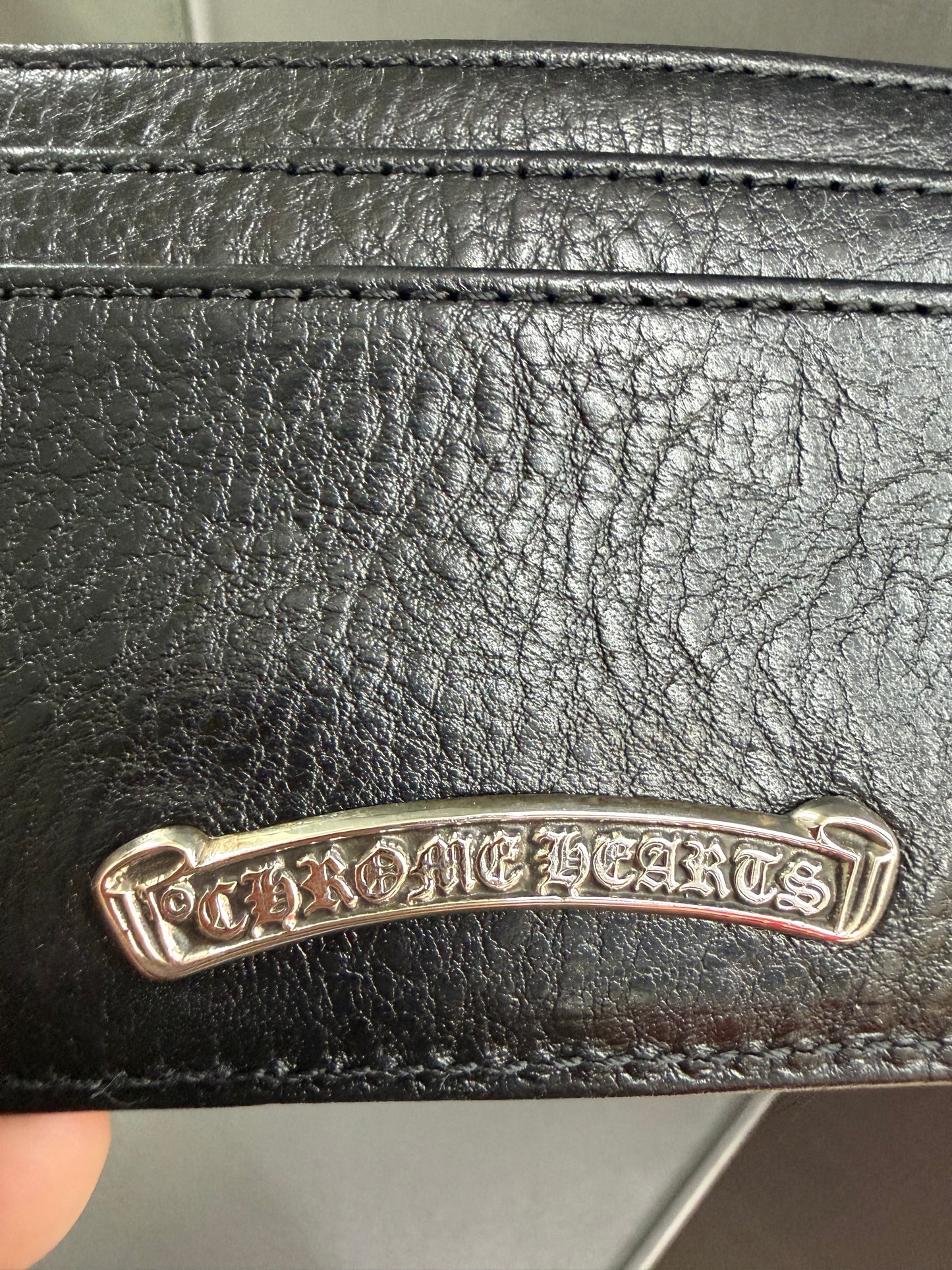 Chrome Hearts Scroll Card Holder