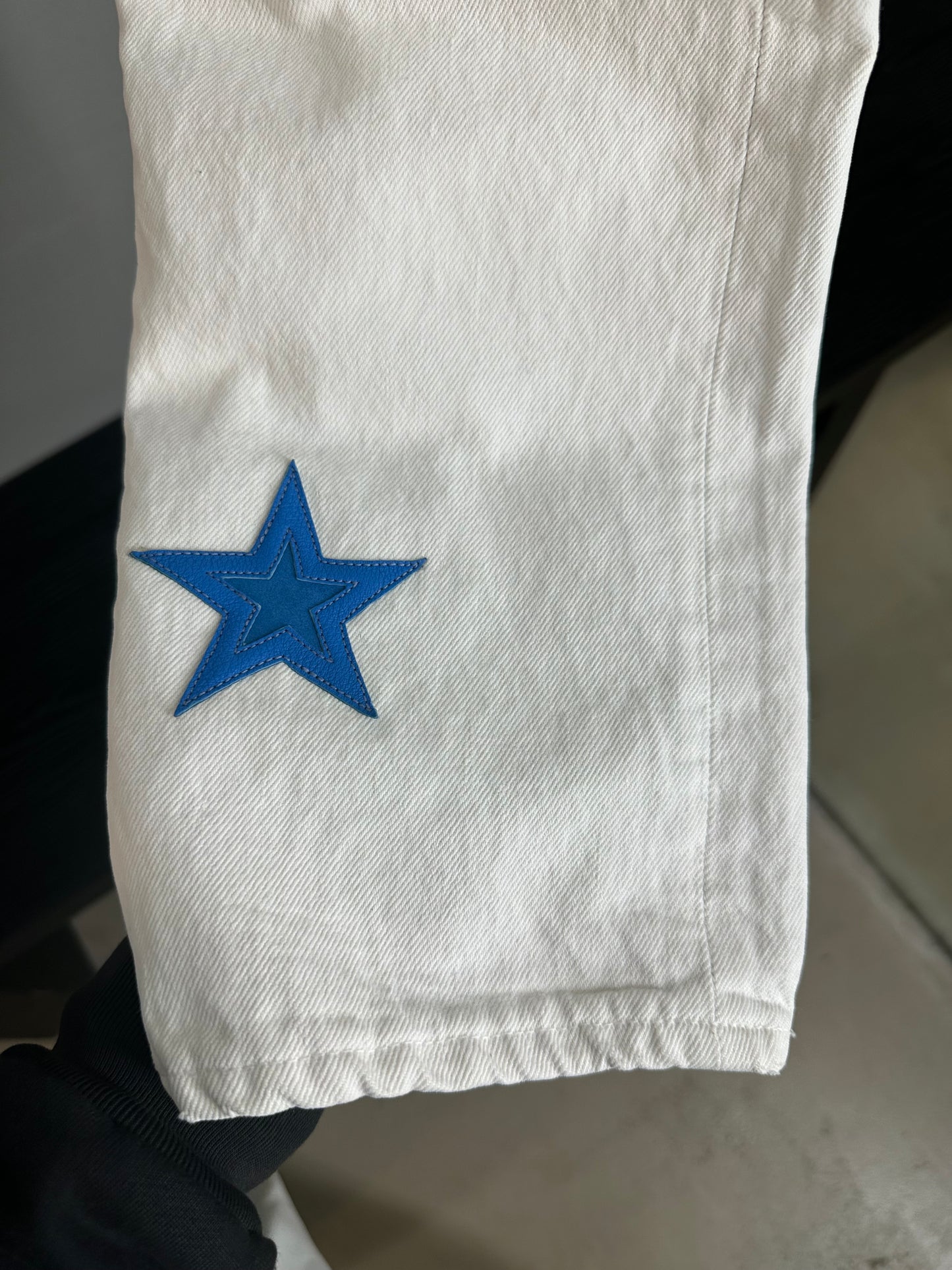 Chrome Hearts Blue Star Patch Levi’s 501 Jeans