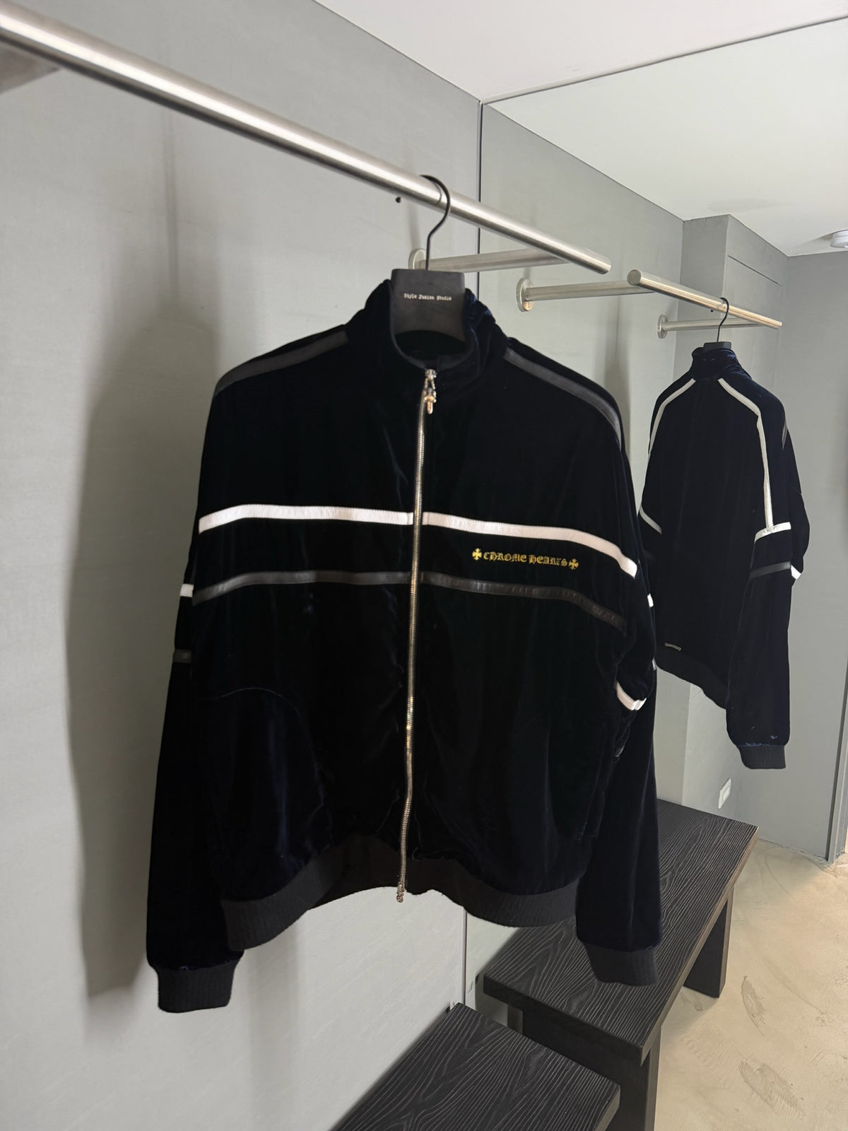 Chrome Hearts So it Goes Velour Track Jacket