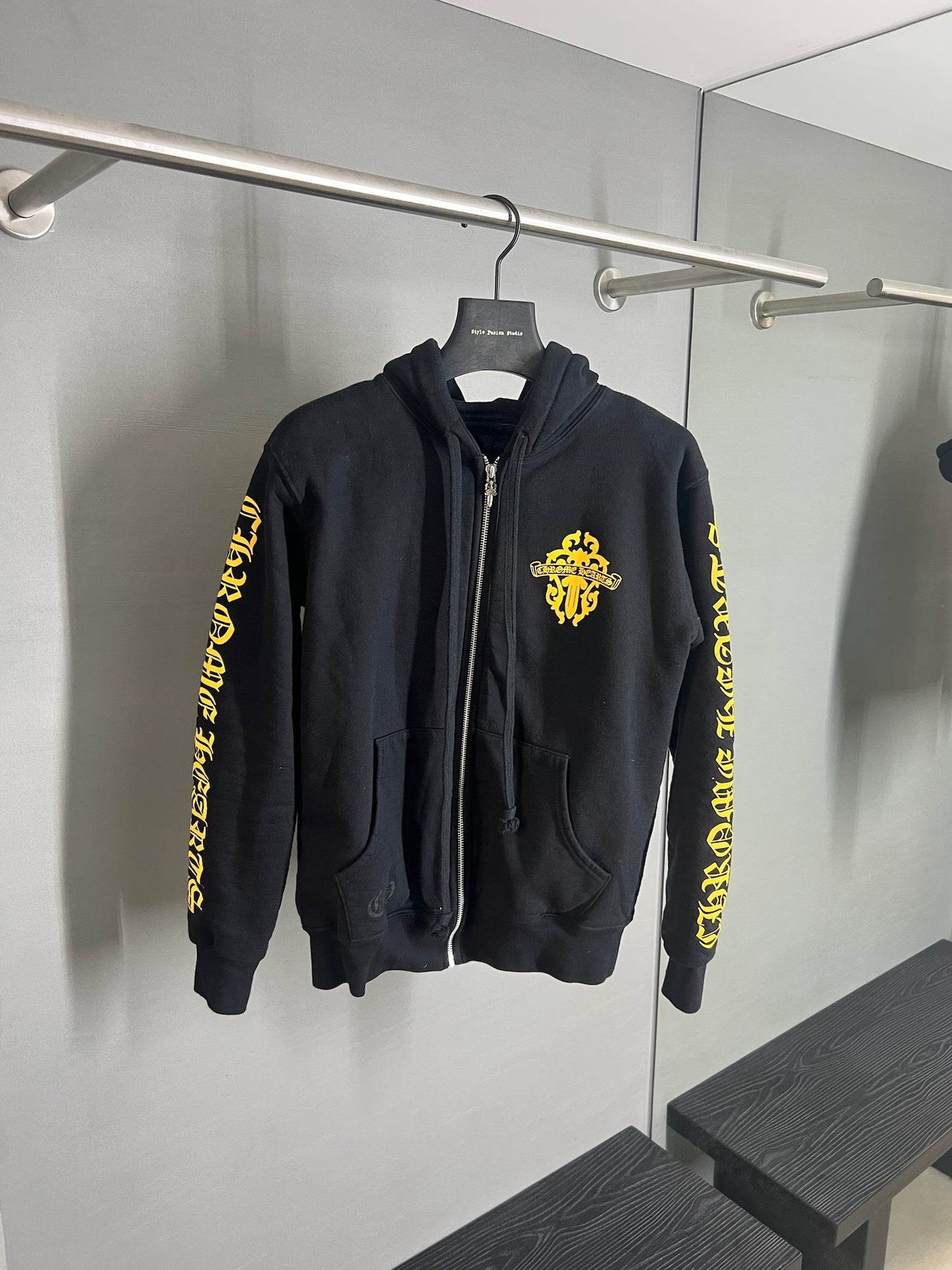 Chrome Hearts Dagger Logo Thermal Zip-up