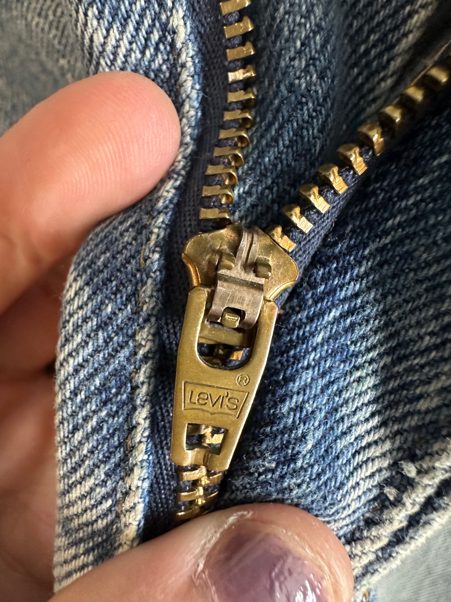 Chrome Hearts Leather Patched 519 Levis Jeans