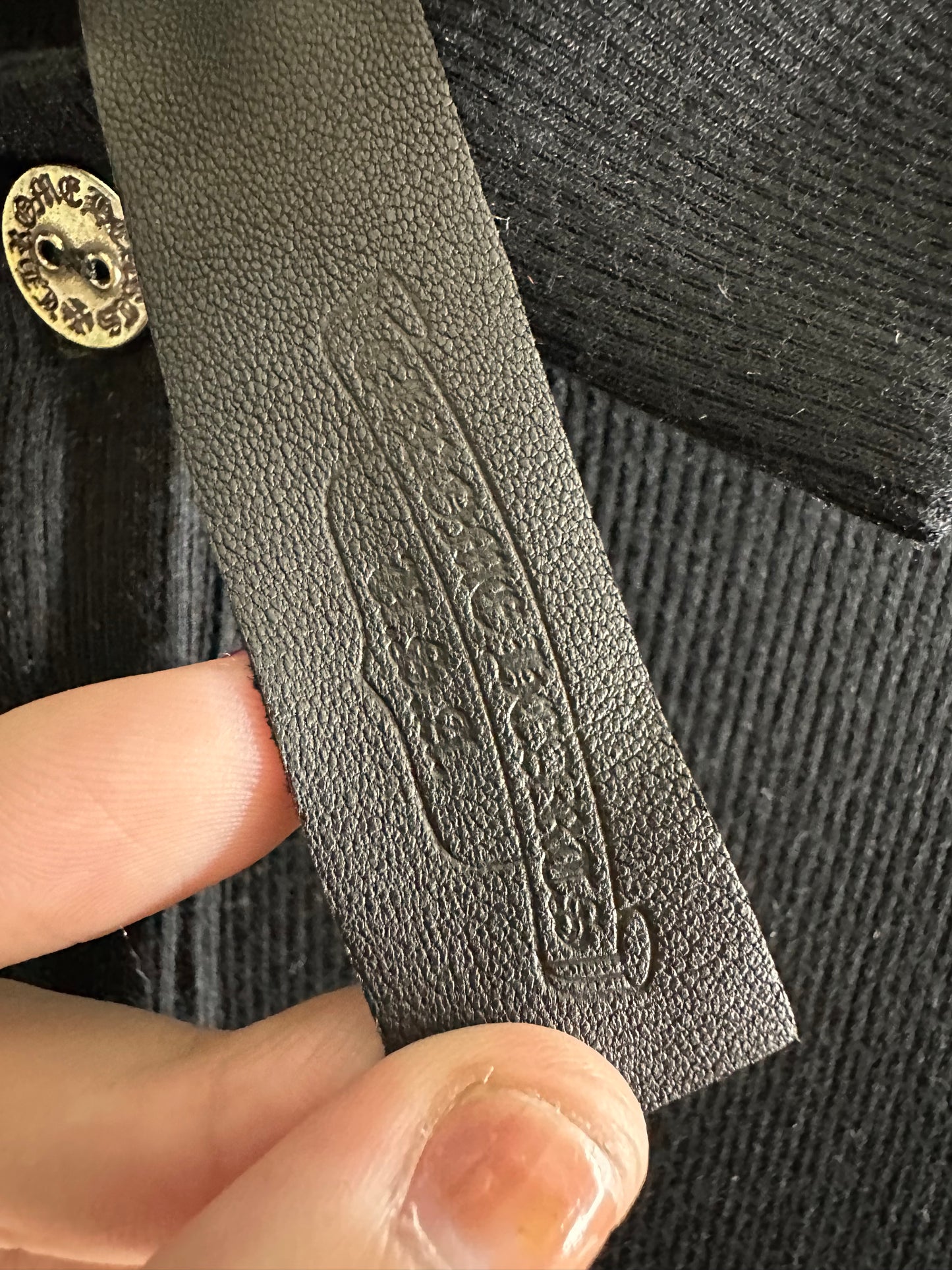 Chrome Hearts Dagger Embroidered Polo Mini Dress