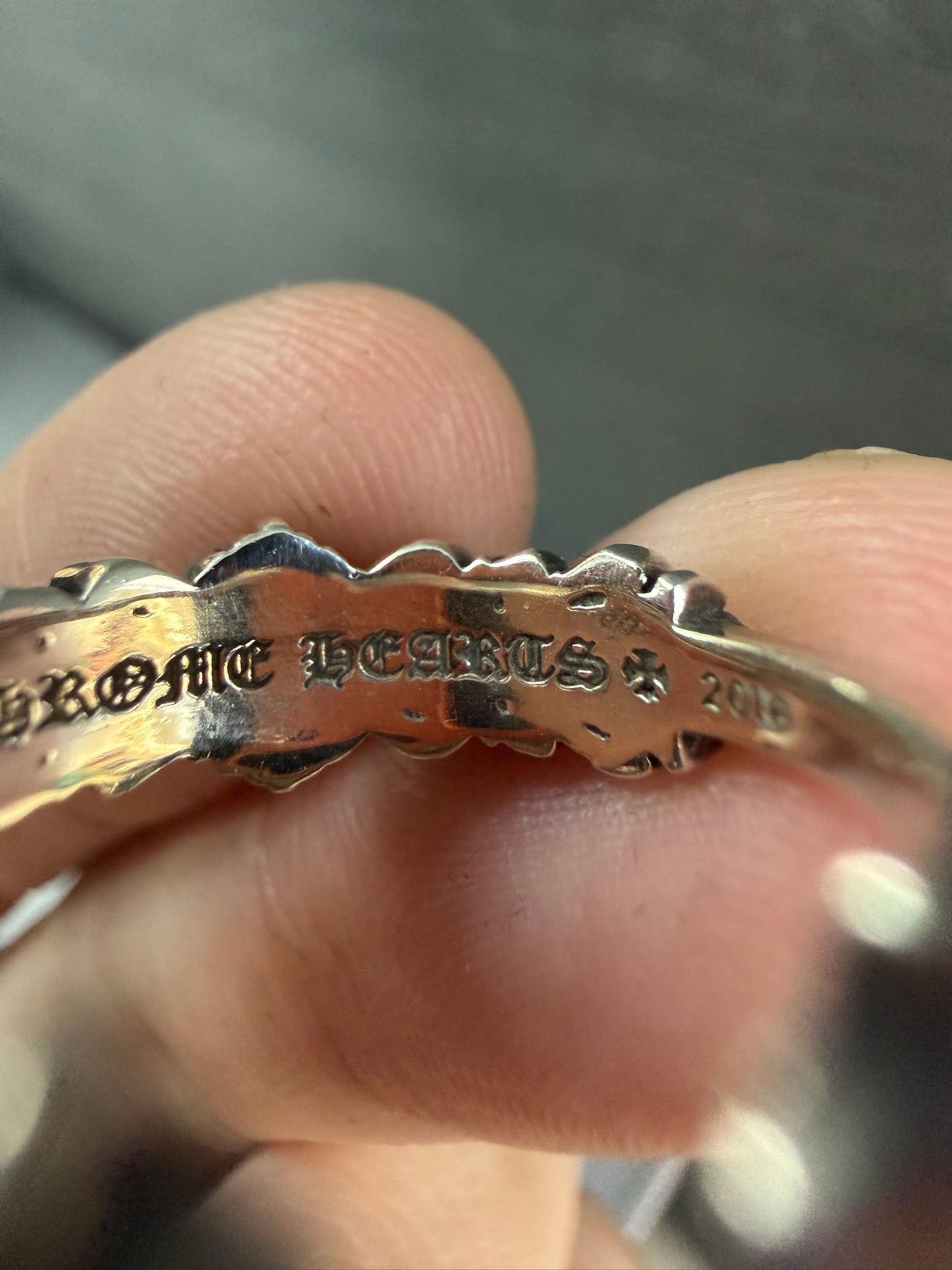 Chrome Hearts Baby Classic Paved Floral Ring