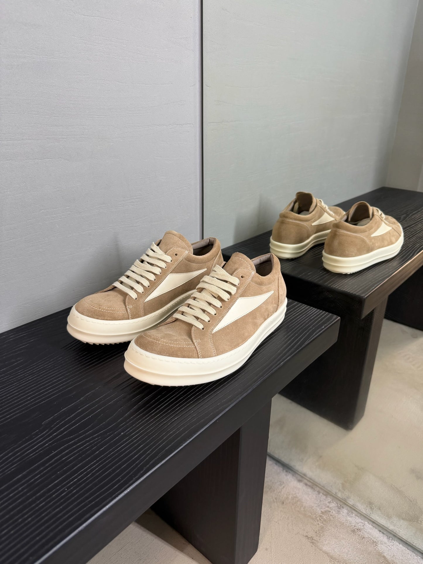 Rick Owens Suede Vintage Sneaks