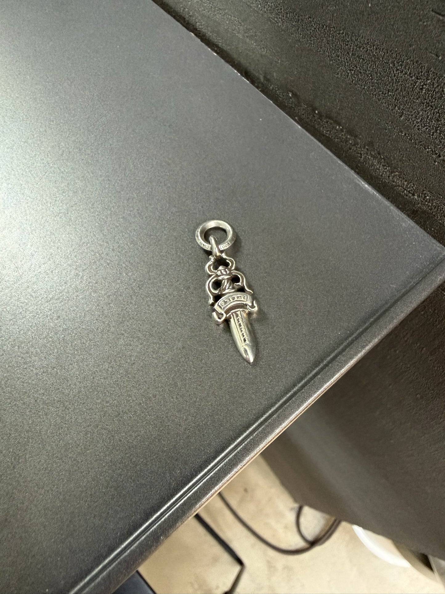 Chrome Hearts Dagger Pendant with Diamonds