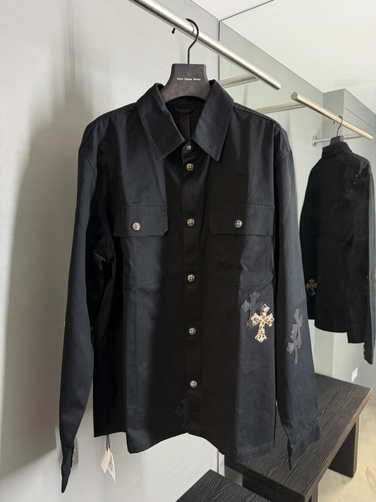 Chrome Hearts Cross Patch Work Dog Jacket