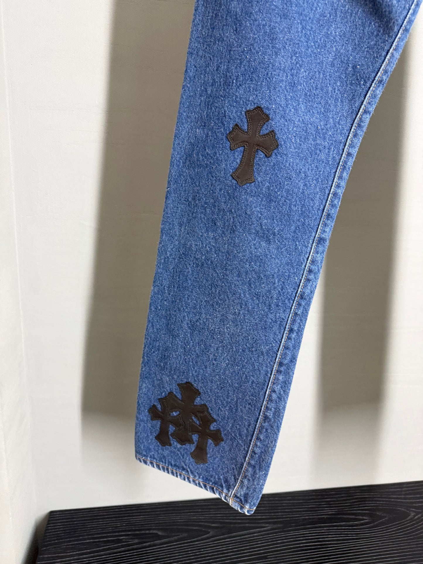 Chrome Hearts Levi’s Leather Patch 501 Jeans