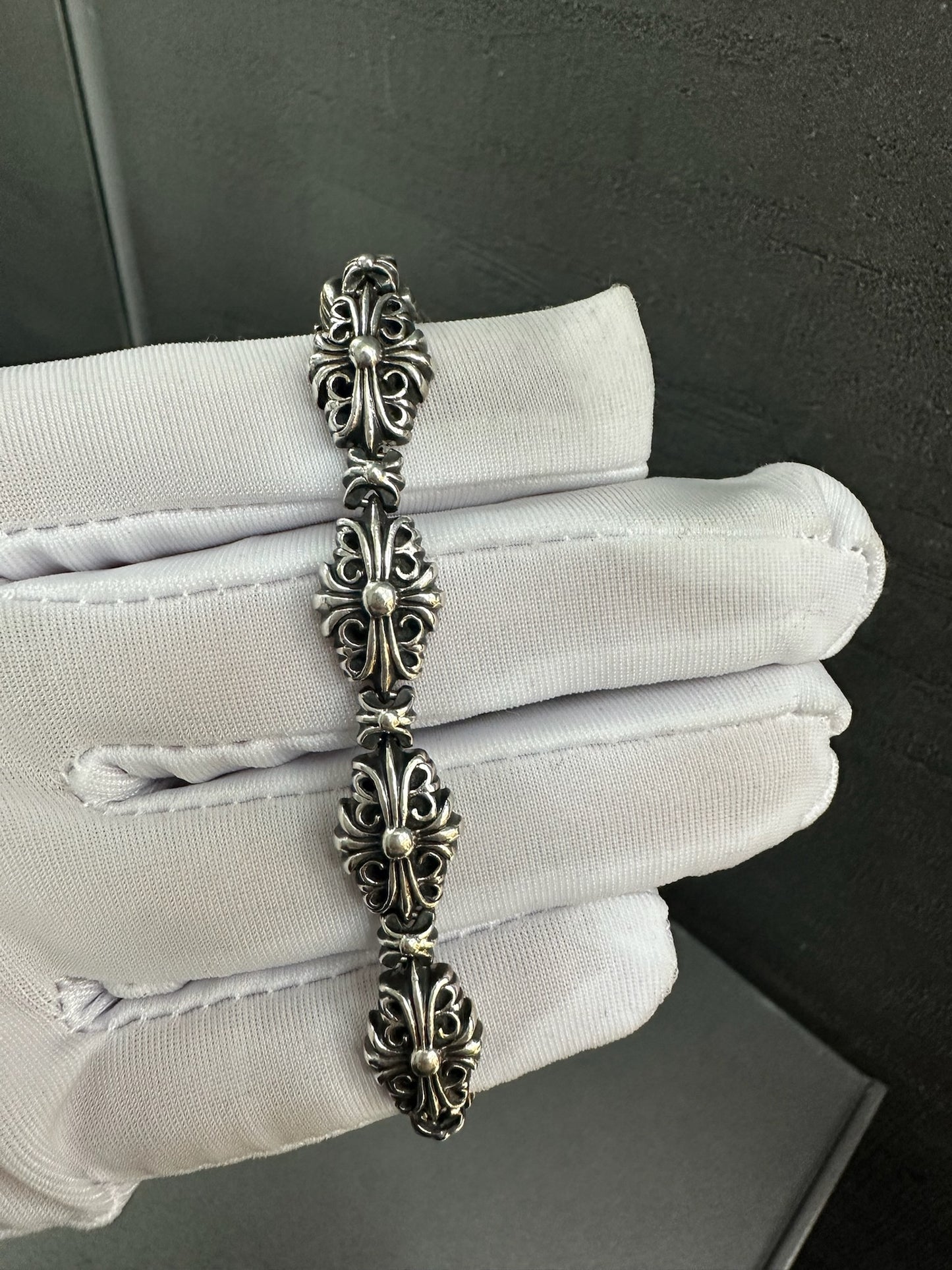 Chrome Hearts Keeper Link Bracelet 9 Links