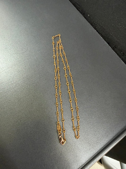 Chrome Hearts 22k Twist Chain