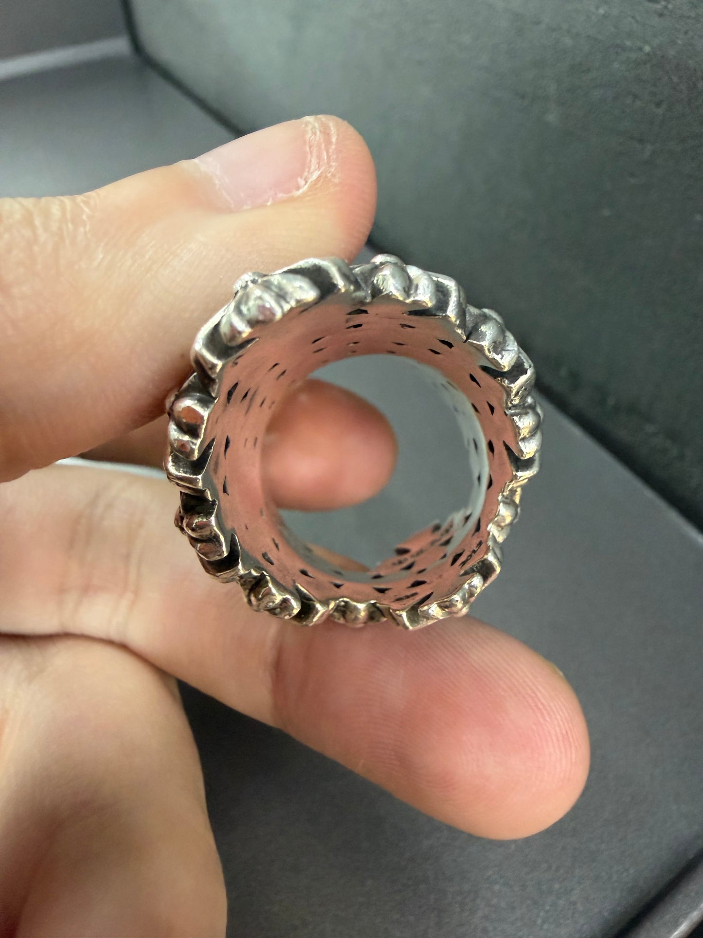 Chrome Hearts Chainmail Cross Ring