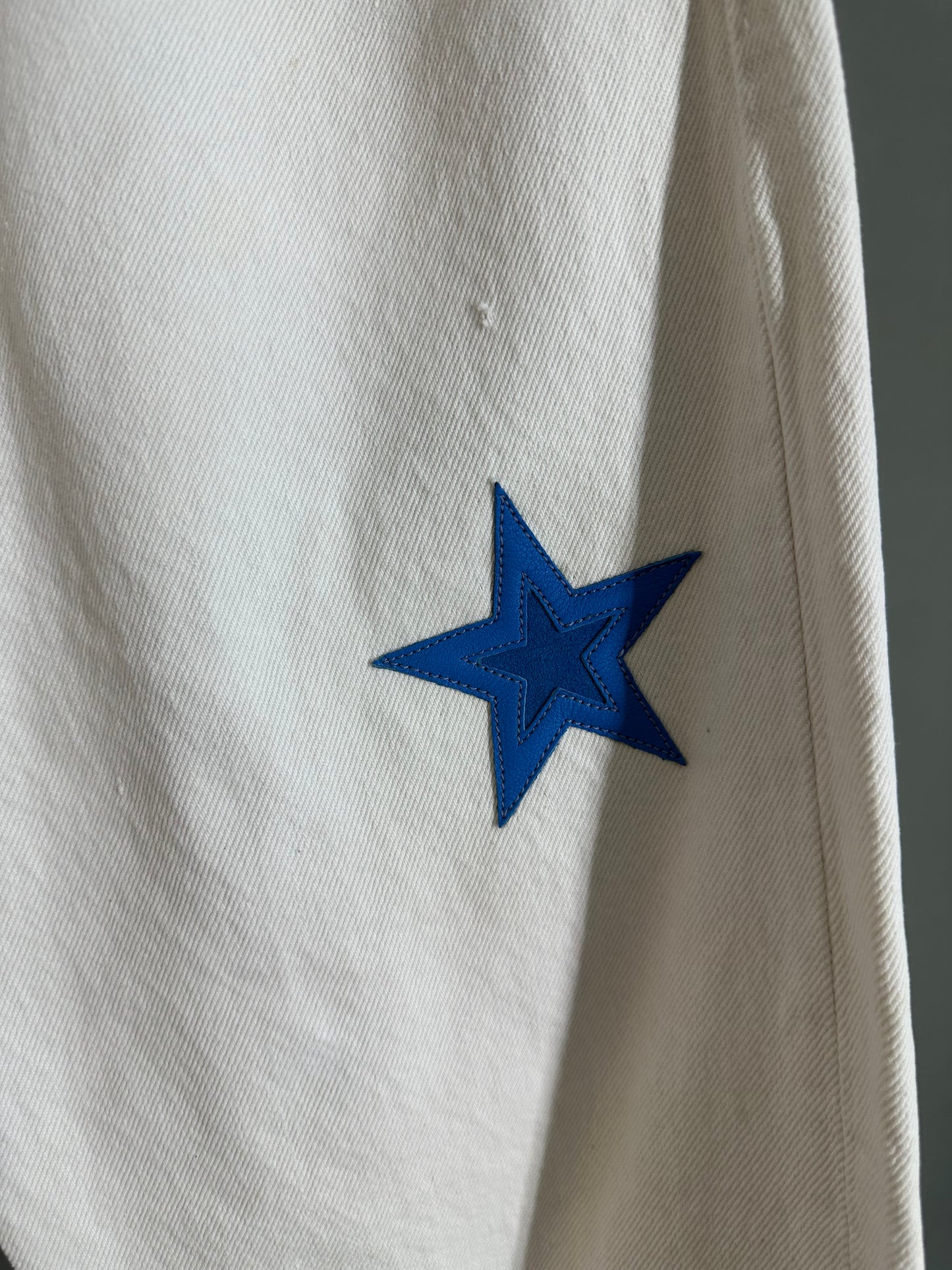 Chrome Hearts Blue Star Patch Levi’s 501 Jeans