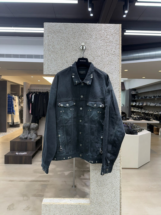 Balenciaga Pierced Denim Jacket