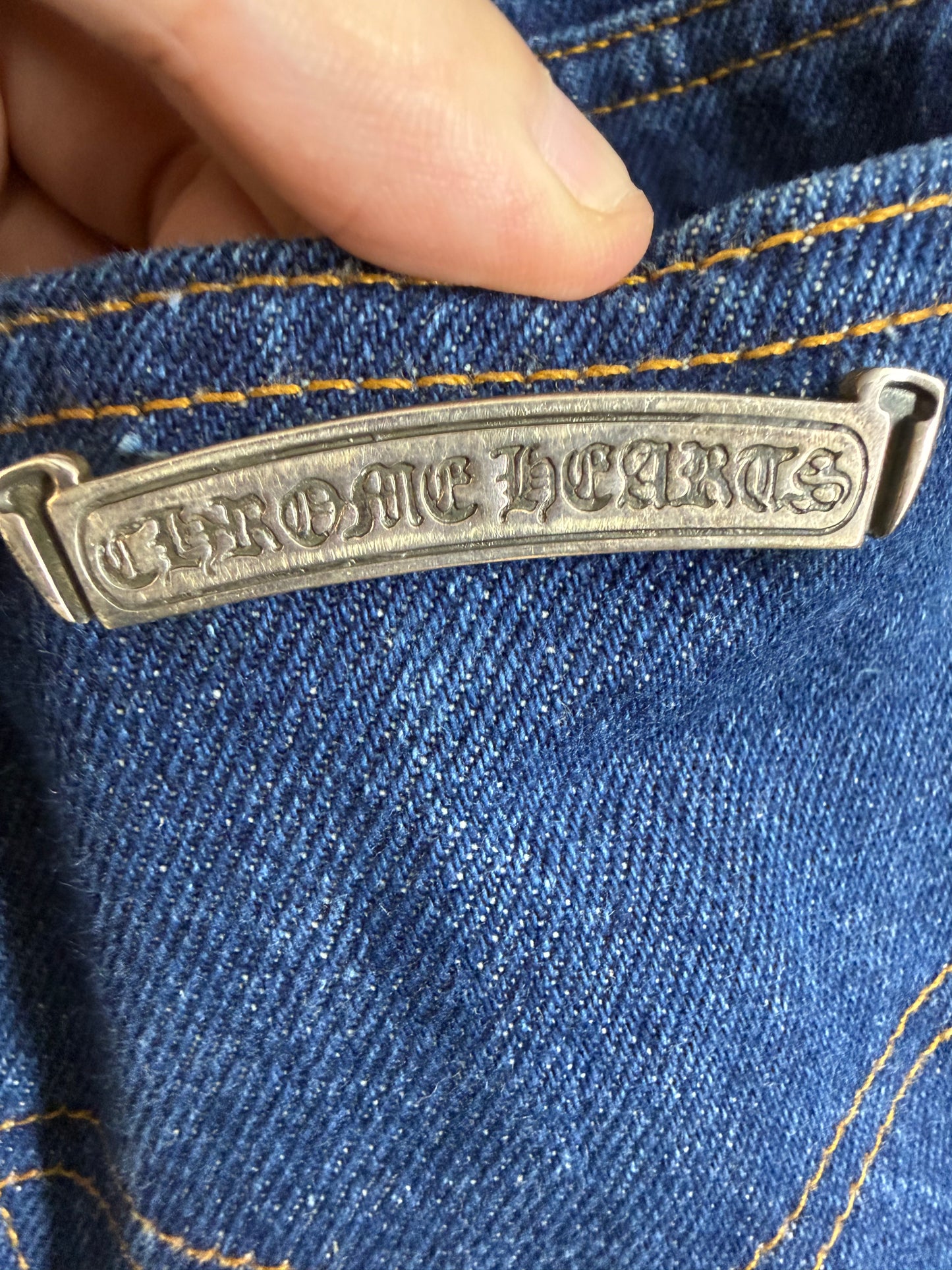 Chrome Hearts Cross Patch 517 Jeans