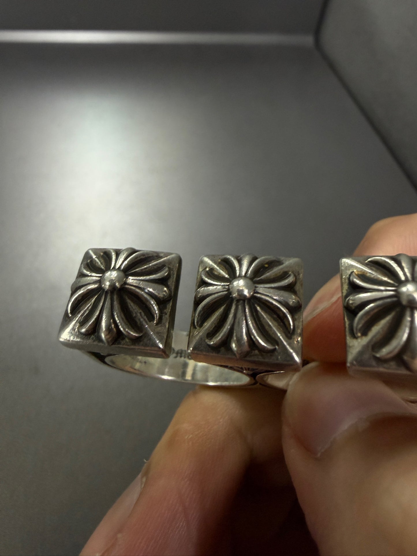 Chrome Hearts CH Plus Brass Knuckles Ring