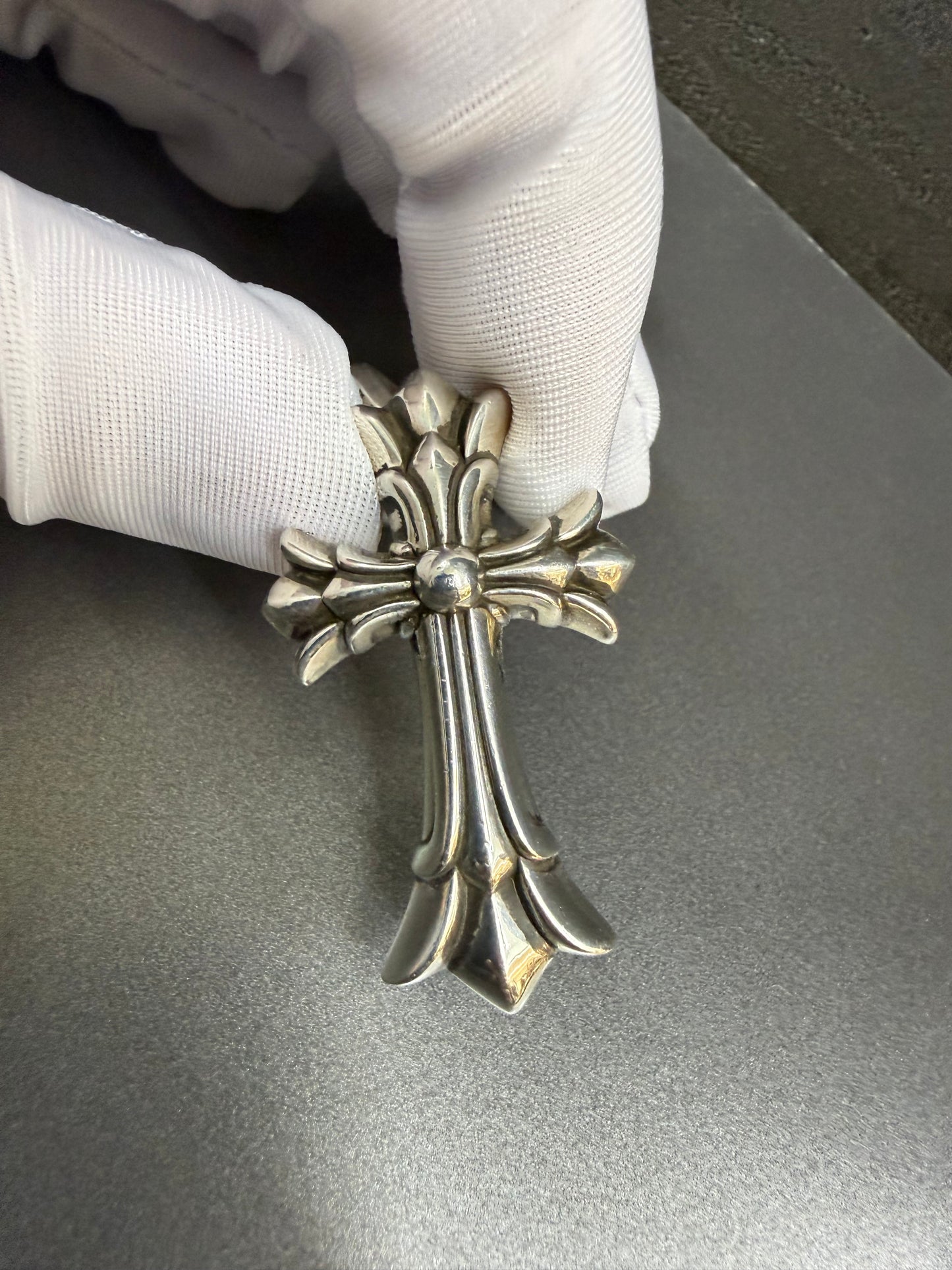 Chrome Hearts Double Cross Pendant