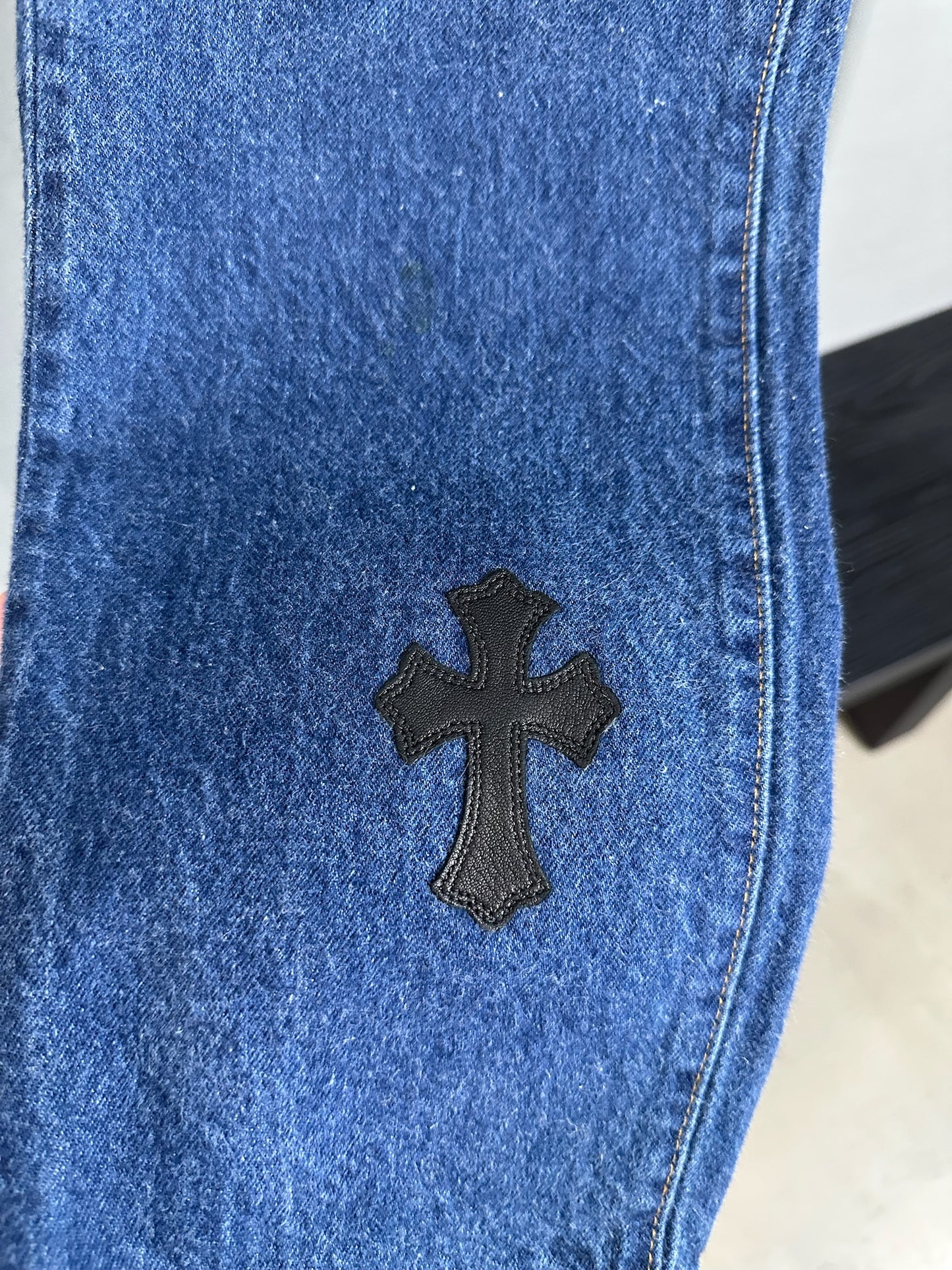 Chrome Hearts x Levi’s Cross Patch Jeans
