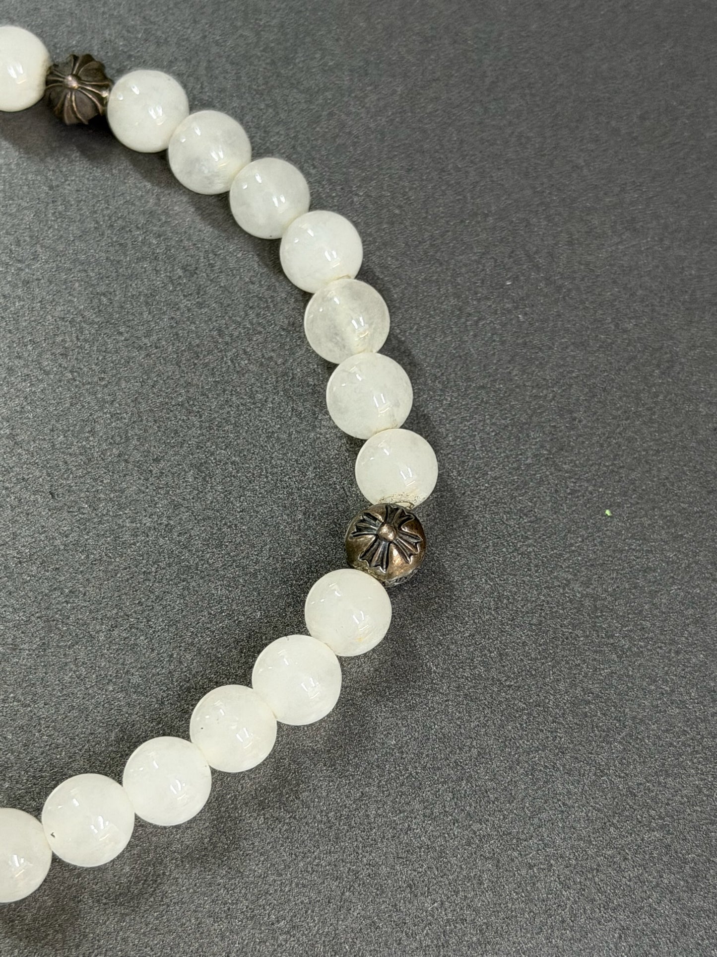 Chrome Hearts Cross Ball 6mm Beaded Bracelet