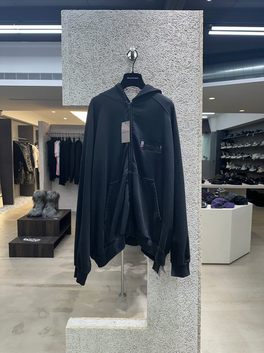 Balenciaga Taped Political Zip-up Jacket