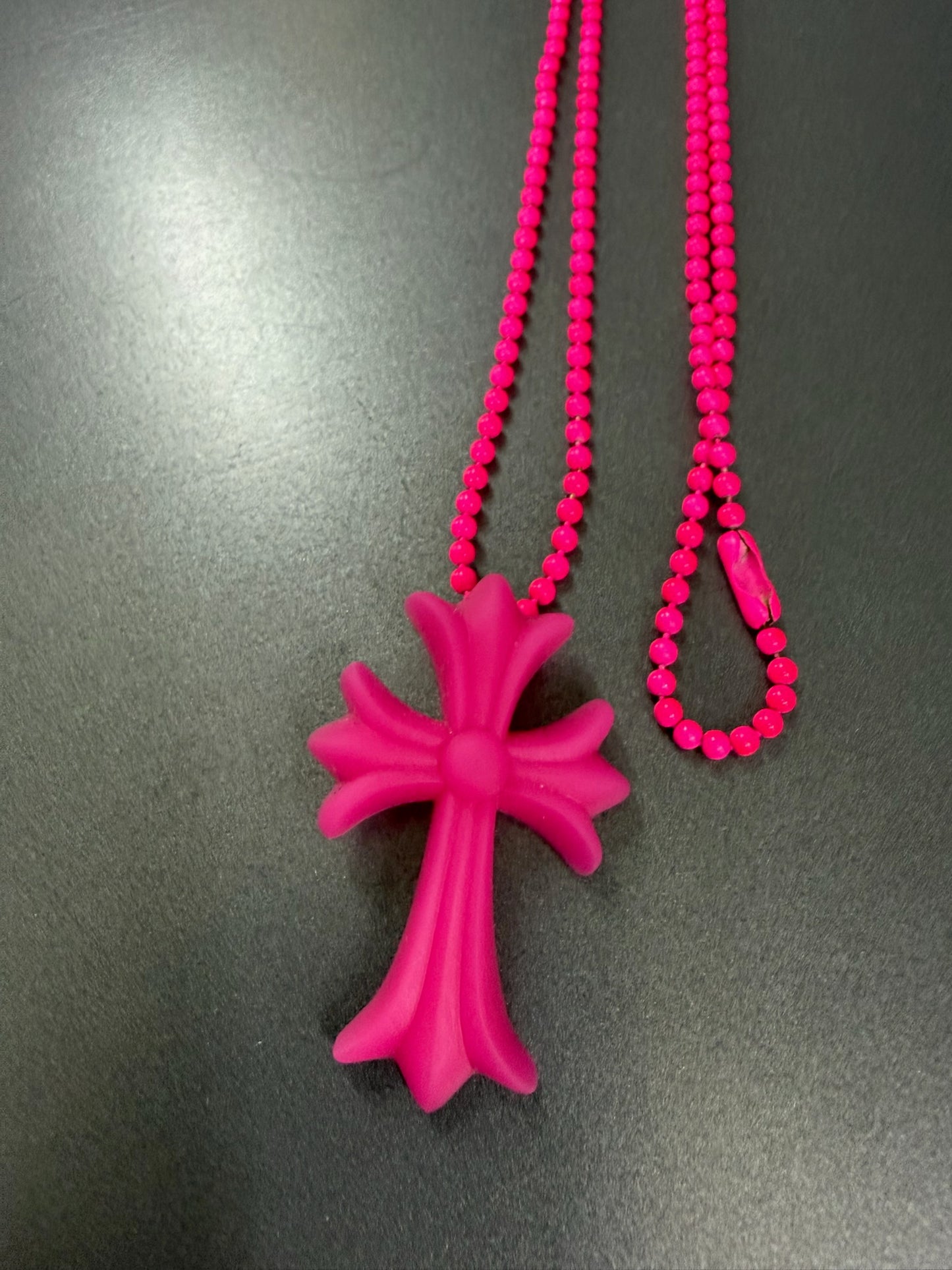 Chrome Hearts Silicone Cross Necklace