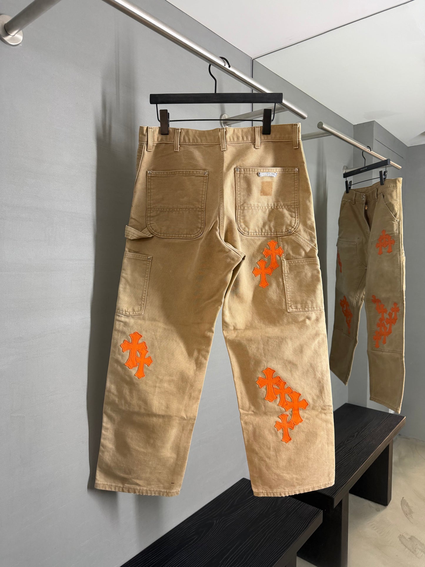 Chrome Hearts Exclusive Carhartt Double Knee Carpenter Pants